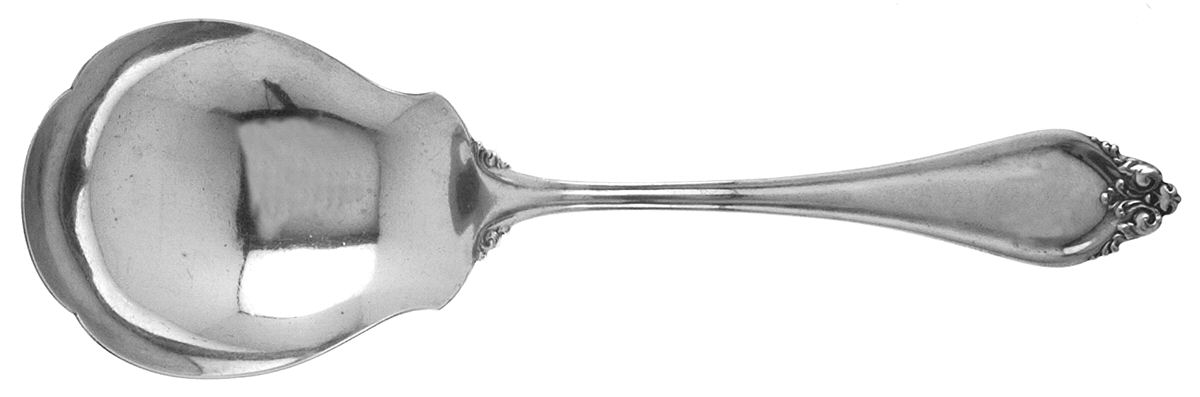 La Perle (Sterling, 1902) Large Solid Berry/Casserole Spoon by Reed & Barton-1