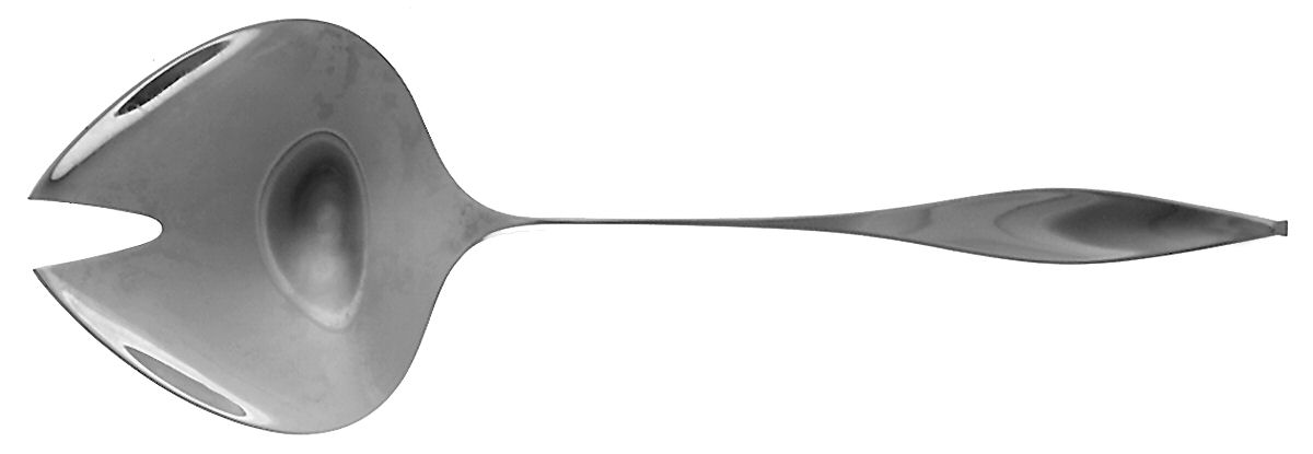 Lark (Sterling, 1960) Solid Salad Serving Fork by Reed & Barton-1