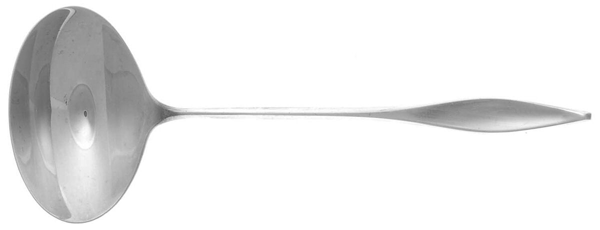 Lark (Sterling, 1960) Solid Piece Cream Ladle by Reed & Barton-1