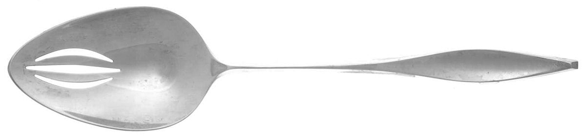 Lark (Sterling, 1960) Pierced Tablespoon (Serving Spoon) by Reed & Barton-1