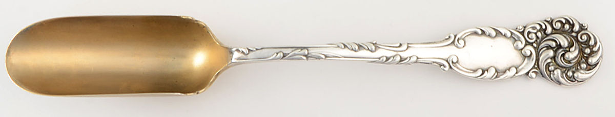 La Reine (Sterling, 1893) Solid Large Cheese Scoop by Reed & Barton-1