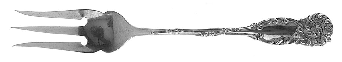 La Reine (Sterling, 1893) Oyster/Cocktail Fork by Reed & Barton-1