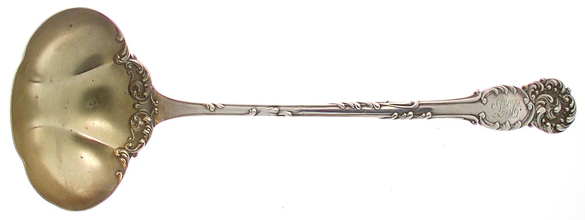 La Reine (Sterling, 1893) Solid Soup Ladle by Reed & Barton-1