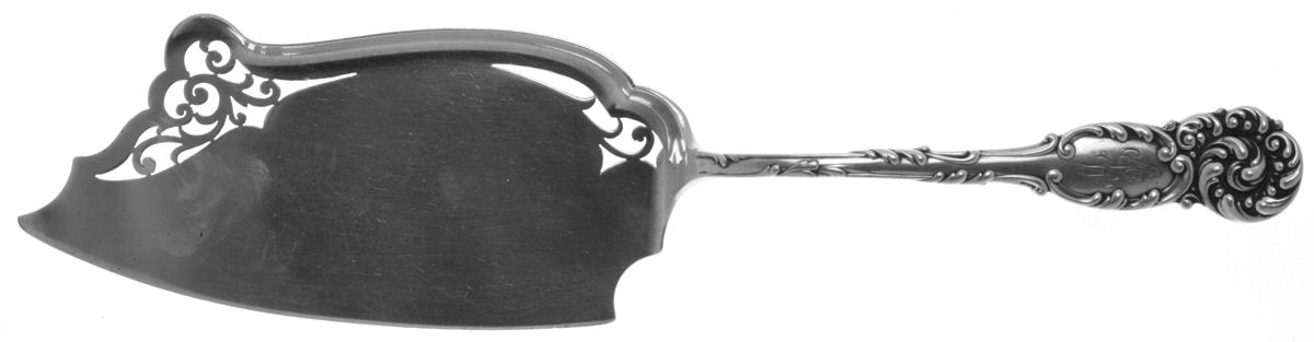 La Reine (Sterling, 1893) Large Solid Ice Cream Server by Reed & Barton-1