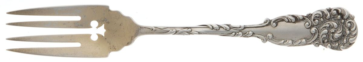 La Reine (Sterling, 1893) Individual Salad Fork by Reed & Barton-1