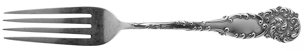La Reine (Sterling, 1893) Fork by Reed & Barton-1
