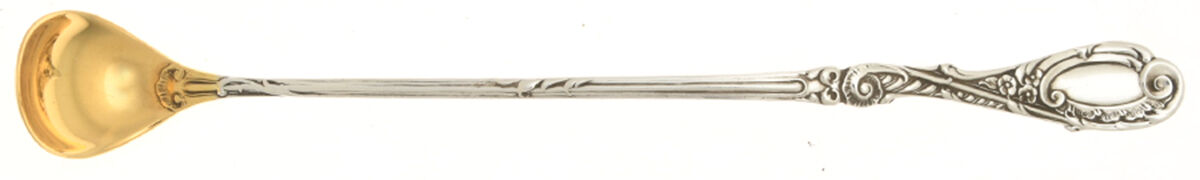 La Rocaille (Sterling, 1890) Mustard Spoon by Reed & Barton-1