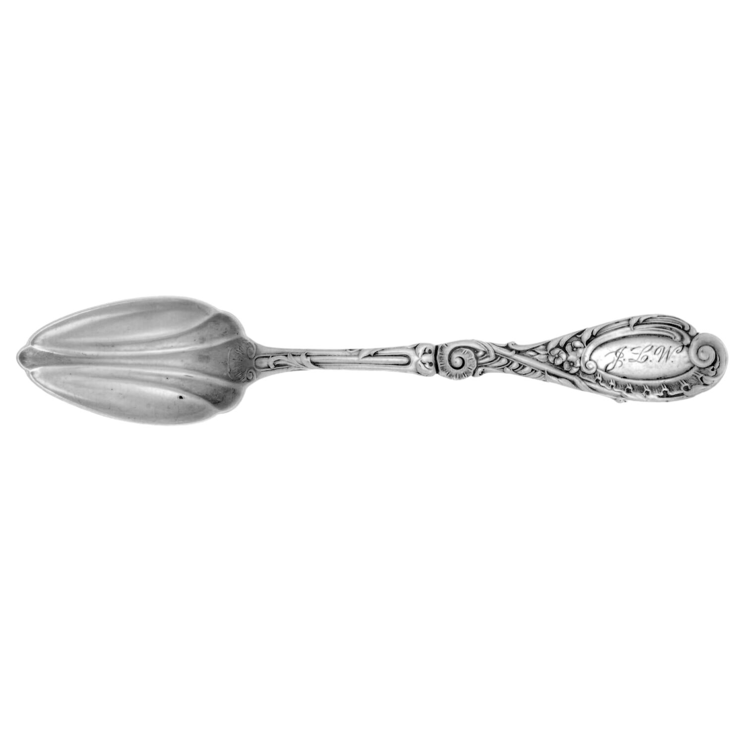 La Rocaille (Sterling, 1890) Spoon-Fruit/Orange by Reed & Barton-1