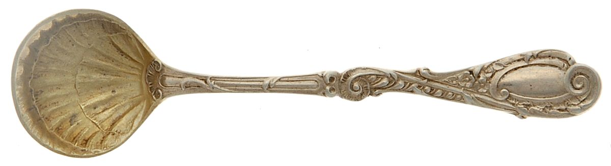 La Rocaille (Sterling, 1890) Master Salt Spoon by Reed & Barton-1