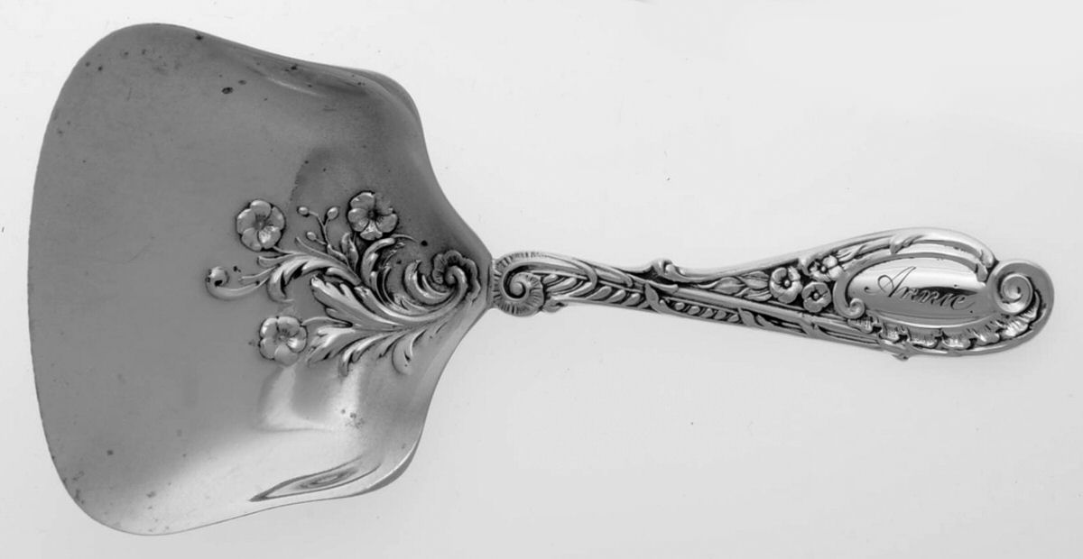 La Rocaille (Sterling, 1890) Bon Bon Scoop by Reed & Barton-1