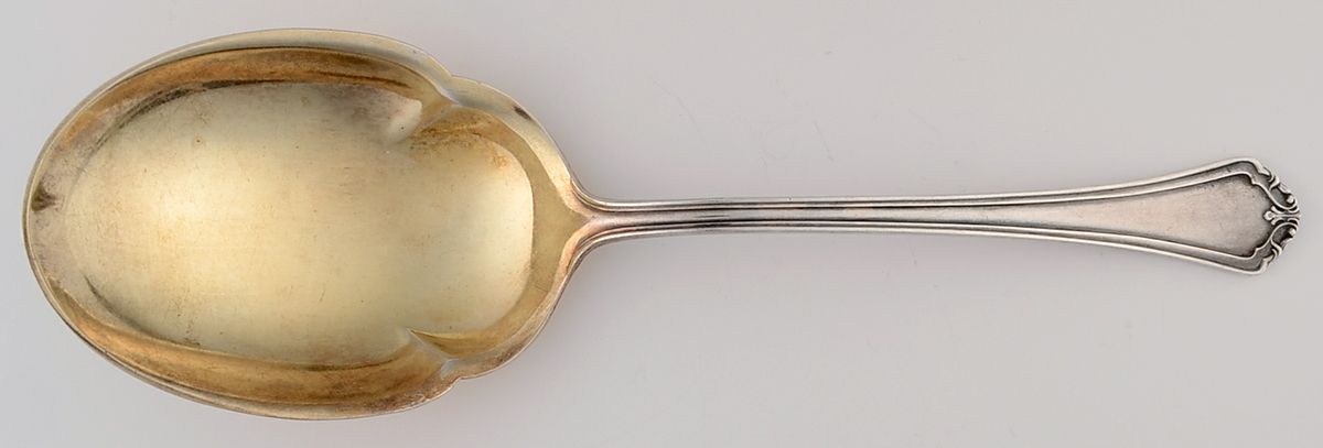 La Salle (Silverplate, 1928) Solid Smooth Casserole Spoon by Reed & Barton-1