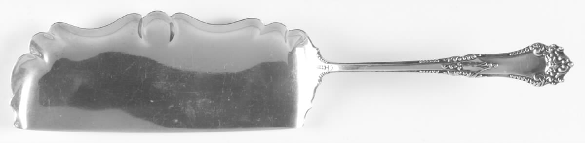 La Touraine (Sterling, 1895) Large Flat Handle Crumb Knife/Crumber by Reed & Barton-1