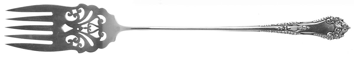 La Touraine (Sterling, 1895) Cake Serving Fork by Reed & Barton-1