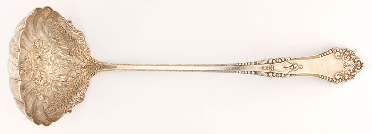La Touraine (Sterling, 1895) Large Solid Soup Ladle by Reed & Barton-1