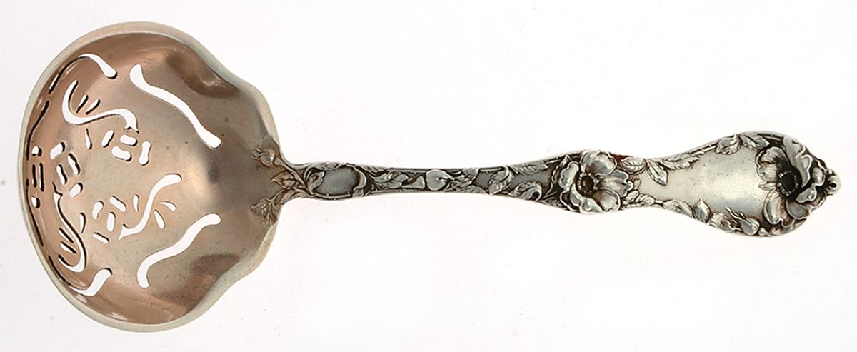 Les Cinq Fleurs (Sterling, 1900, No Monos) Small Sugar Sifter by Reed & Barton-1