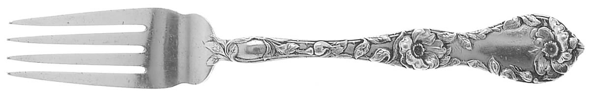 Les Cinq Fleurs (Sterling, 1900, No Monos) Youth Fork by Reed & Barton-1