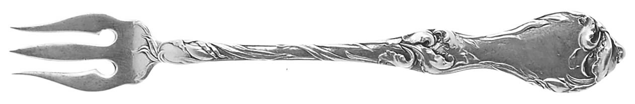 Les Cinq Fleurs (Sterling, 1900, No Monos) Oyster Fork by Reed & Barton-1