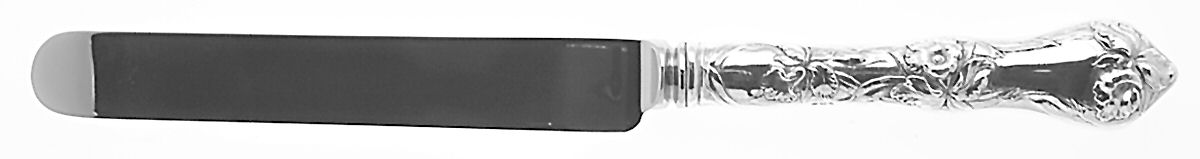 Les Cinq Fleurs (Sterling, 1900, No Monos) Blunt Hollow Knife with Bolster by Reed & Barton-1