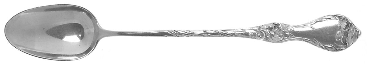 Les Cinq Fleurs (Sterling, 1900, No Monos) Long Handle Sherbet Spoon by Reed & Barton-1