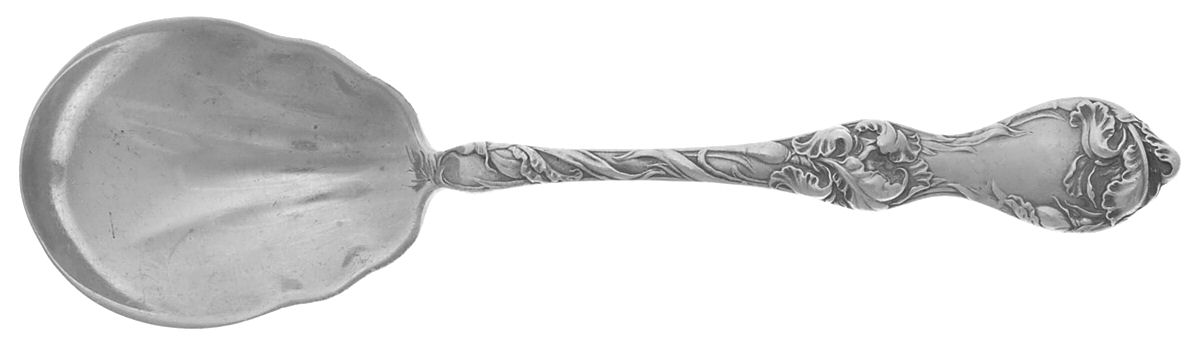 Les Cinq Fleurs (Sterling, 1900, No Monos) Large Jelly Spoon by Reed & Barton-1