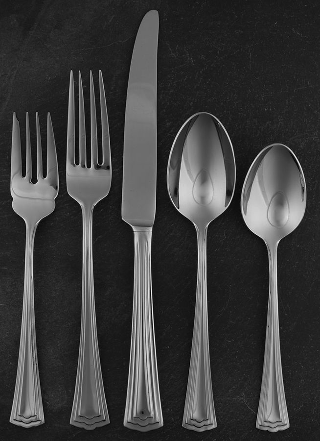 Ledgemont (Stainless) 5 Piece Place Setting by Reed & Barton-1