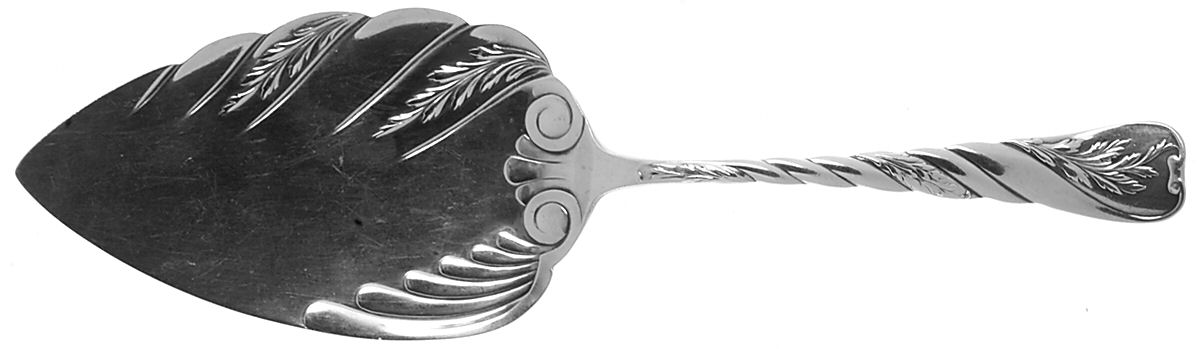 Le Louvre (Silverplate, 1888) Large Solid Pie Knife by Reed & Barton-1