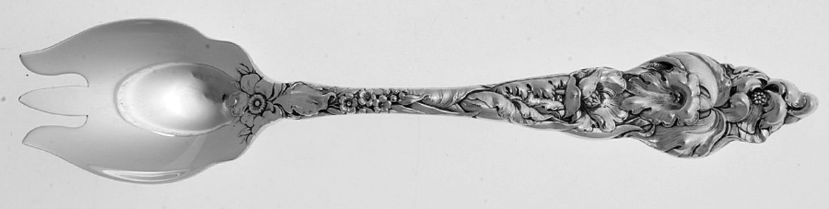 Les Six Fleurs (Sterling, 1901) Ice Cream Fork by Reed & Barton-1