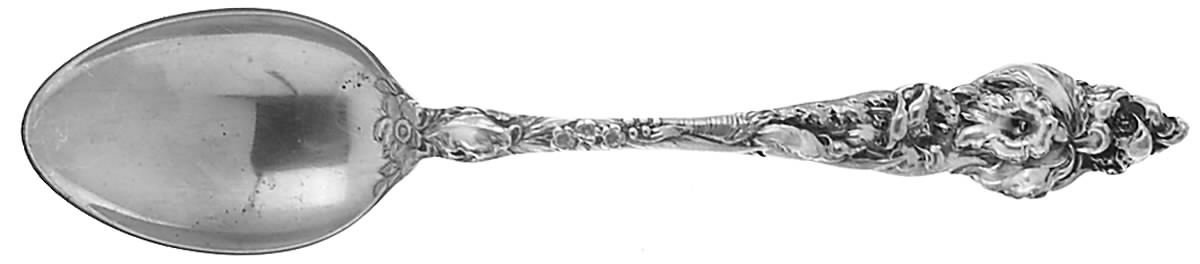 Les Six Fleurs (Sterling, 1901) Dessert/Oval Soup Spoon by Reed & Barton-1