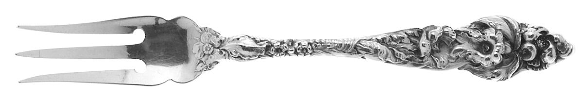 Les Six Fleurs (Sterling, 1901) Oyster/Cocktail Fork by Reed & Barton-1