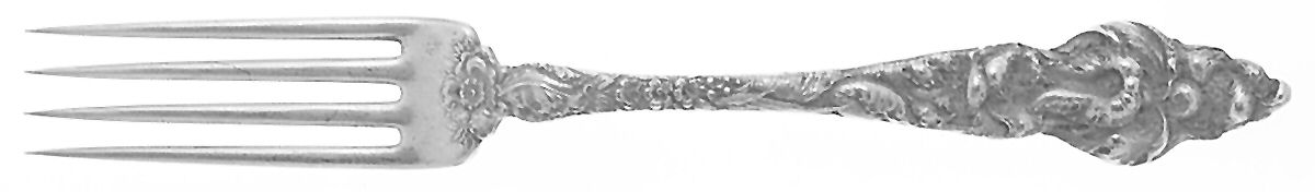 Les Six Fleurs (Sterling, 1901) Fork by Reed & Barton-1