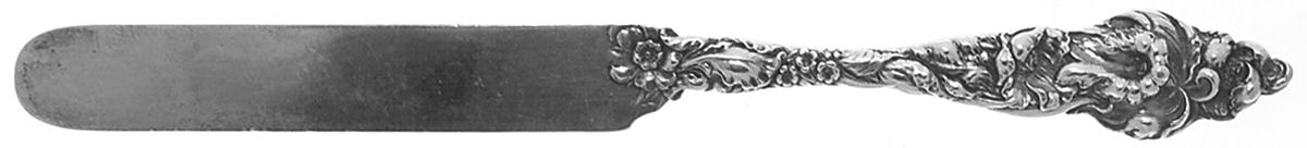 Les Six Fleurs (Sterling, 1901) Solid Tea/Child Knife by Reed & Barton-1