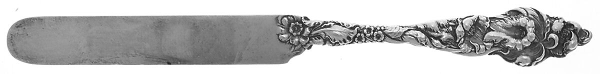Les Six Fleurs (Sterling, 1901) Tea Knife Solid Piece by Reed & Barton-1