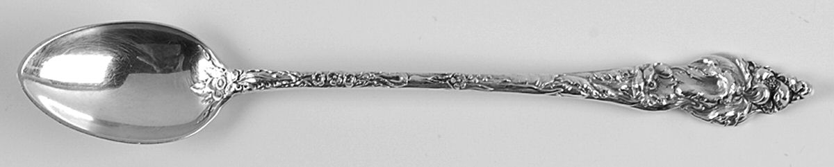 Les Six Fleurs (Sterling, 1901) Iced Tea Spoon by Reed & Barton-1
