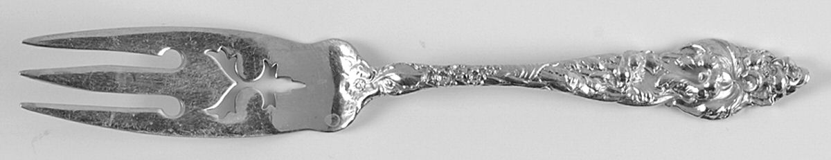 Les Six Fleurs (Sterling, 1901) Lemon Fork by Reed & Barton-1