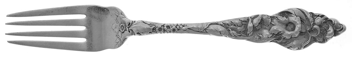 Les Six Fleurs (Sterling, 1901) Youth Fork by Reed & Barton-1