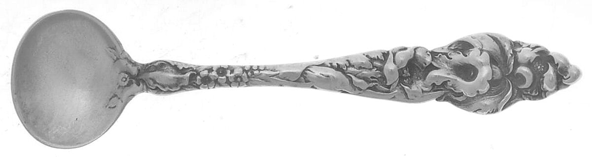 Les Six Fleurs (Sterling, 1901) Master Salt Spoon by Reed & Barton-1