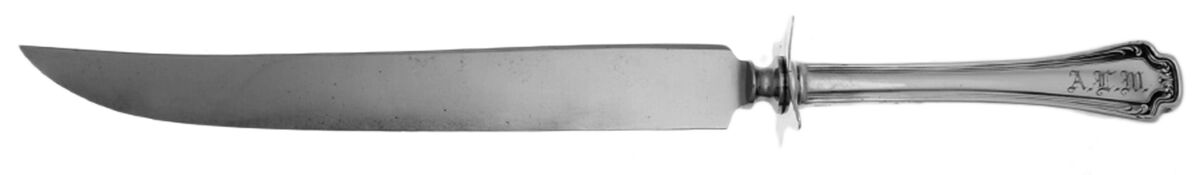 Liberty (Sterling, 1917) Knife-Carv/Lg-Stnbl/Roast Sterling Guard by Reed & Barton-1