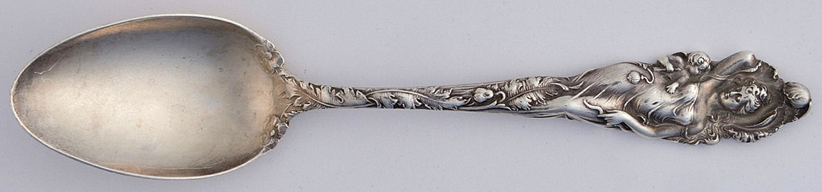 Love Disarmed (Sterling, 1899) Youth Spoon by Reed & Barton-1