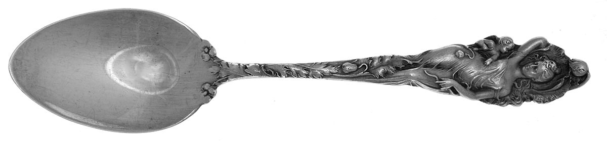Love Disarmed (Sterling, 1899) Five O'Clock Spoon by Reed & Barton-1