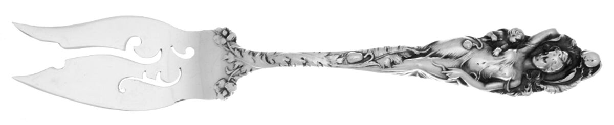 Love Disarmed (Sterling, 1899) Fork-Cheese by Reed & Barton-1