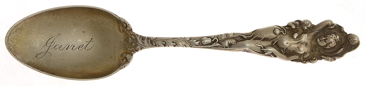 Love Disarmed (Sterling, 1899) Teaspoon by Reed & Barton-1