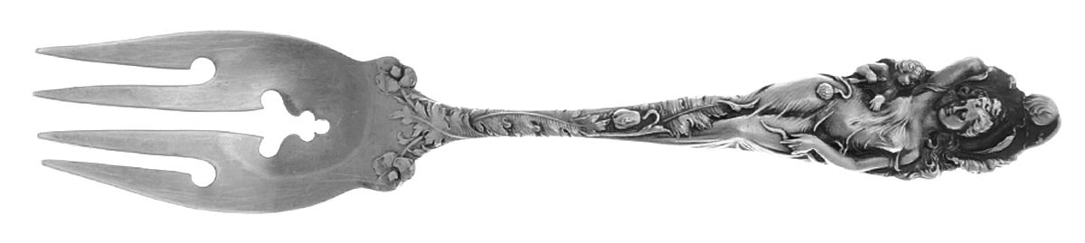 Love Disarmed (Sterling, 1899) Individual Salad Fork by Reed & Barton-1