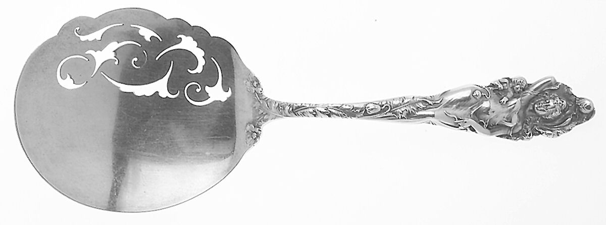 Love Disarmed (Sterling, 1899) Tomato Server, Solid Piece by Reed & Barton-1