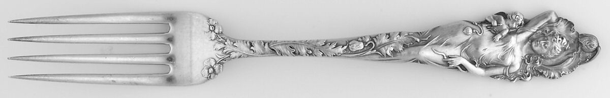 Love Disarmed (Sterling, 1899) Fork by Reed & Barton-1