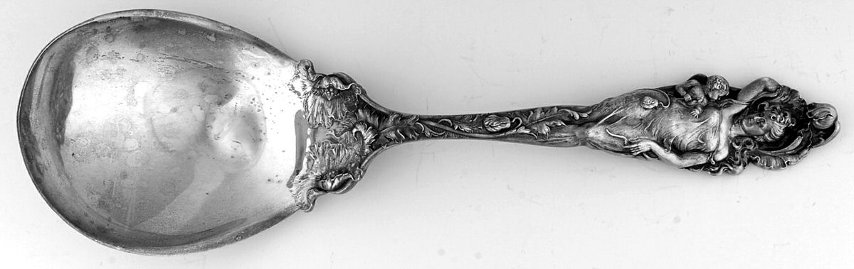 Love Disarmed (Sterling, 1899) Sugar Spoon by Reed & Barton-1