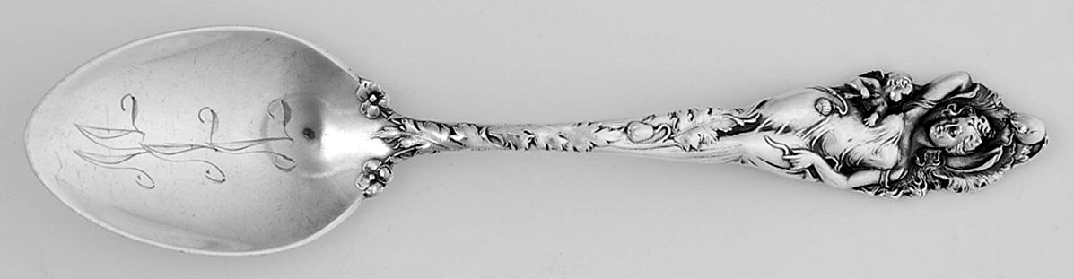 Love Disarmed (Sterling, 1899) Five O'Clock Spoon by Reed & Barton-1