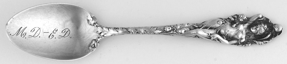 Love Disarmed (Sterling, 1899) Youth Spoon by Reed & Barton-1