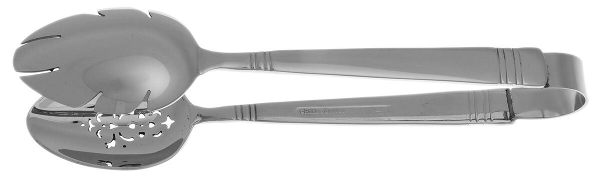 Longwood II-Longwood (Stainless) Ice Serving Tongs Large HC by Reed & Barton-1