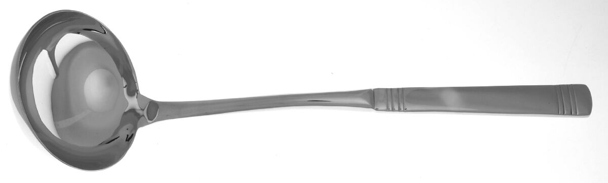 Longwood II-Longwood (Stainless) Soup Ladle with Stainless Bowl HC by Reed & Barton-1