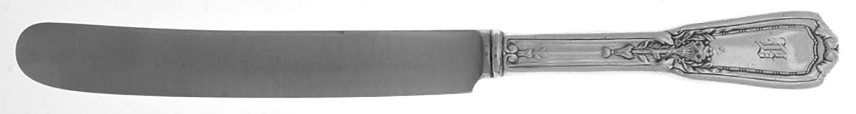 Louis XVI (Silverplate, 1926) Monogramed Old French Hollow Knife by Reed & Barton-1